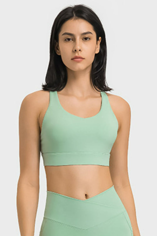 Breathable Crisscross Back Sports Bra - Get-In-Style-Boutique