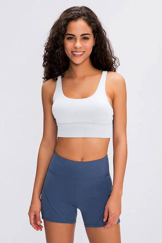 Double X Sports Bra - Basic Colors - Get-In-Style-Boutique